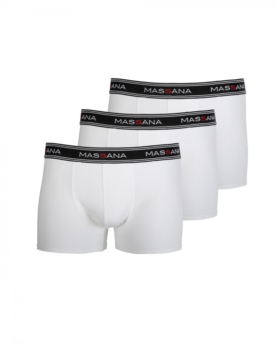 PACK 3 BOXERS HOME BLANC