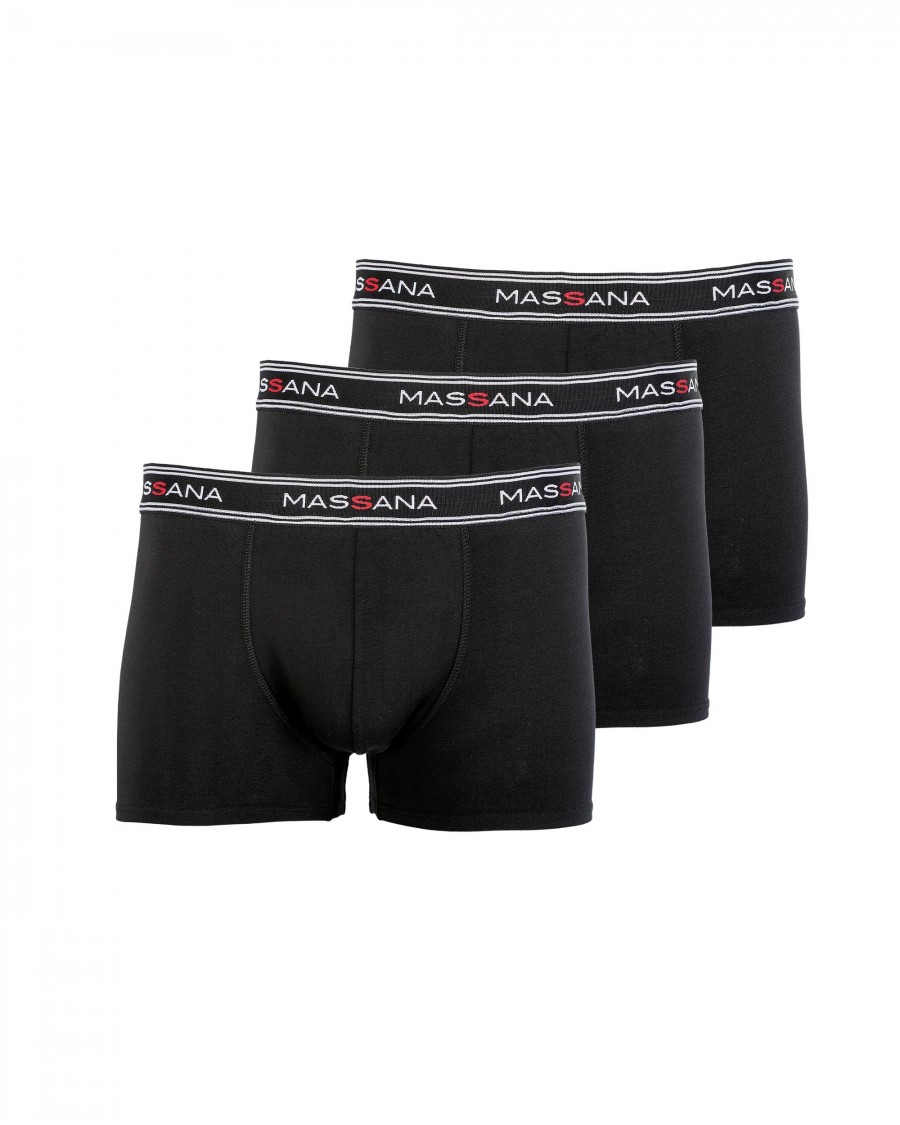 PACK 3 BOXERS HOMBRE NEGRO