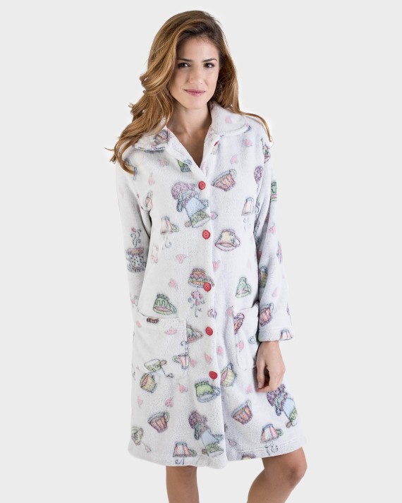 Bata de Mujer Botones MASSANA