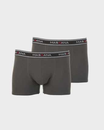 PACK 2 BOXERS GRIS